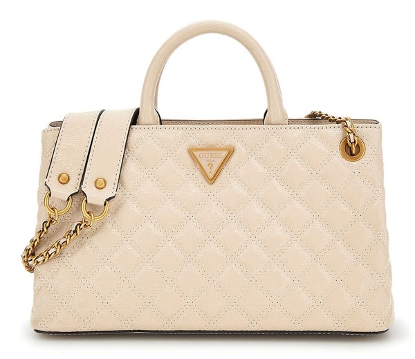 Guess Giully Girlfriend Shoulder Satchel Handtasche Schultertasche Almond Creme-image