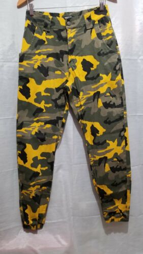 Yellow Camouflage Military BDU Pants Cargo Fatigues Fashion Trouser Camo  Bottoms Yellow Camo Small  Amazonca Clothing Shoes  Accessories