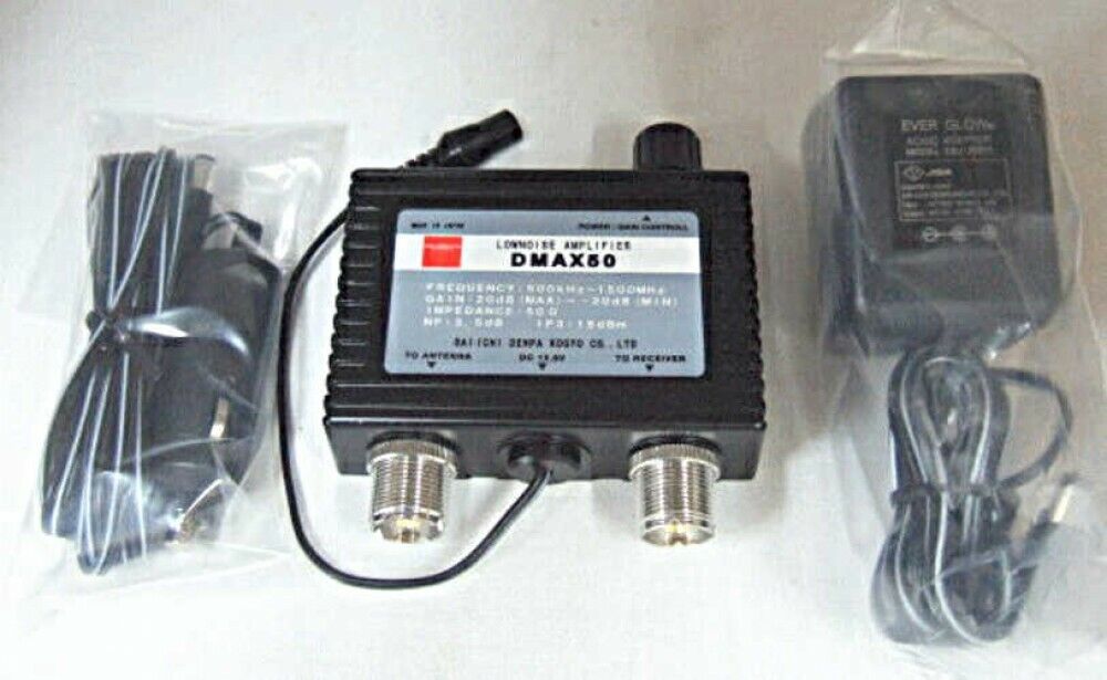 DIAMOND ANTENA DMAX50 Wideband Receiver Preamplifier 0.5 DIAMOND ANTENA DMAX50 Wideband Receiver Preamplifier 0.5