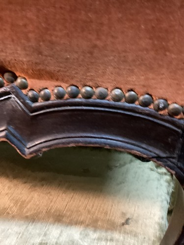 ANTICO SGABELLO PANCA FRANCESE ANNI 30 LOUIS XV CON ARAZZO L 36" H 17" D 15" - Foto 9 di 13