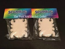 ScumBug Spa Hot Tub Floating Sponge Eliminates Scum Body Lotion Oil (2) Pack
