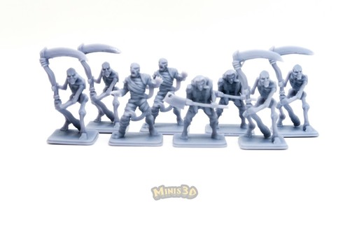 Undead: Mummy, Skeleton, Zombie - HQ- Remake F. Schizzo - Minis3D - Imagen 4 de 35