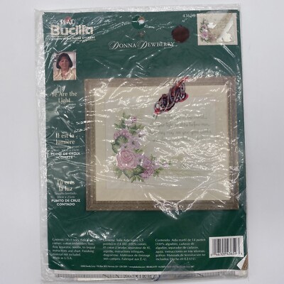 Donna Dewberry Bucilla 43659 Ye Are the Light Cross Stich Kit New Sealed 