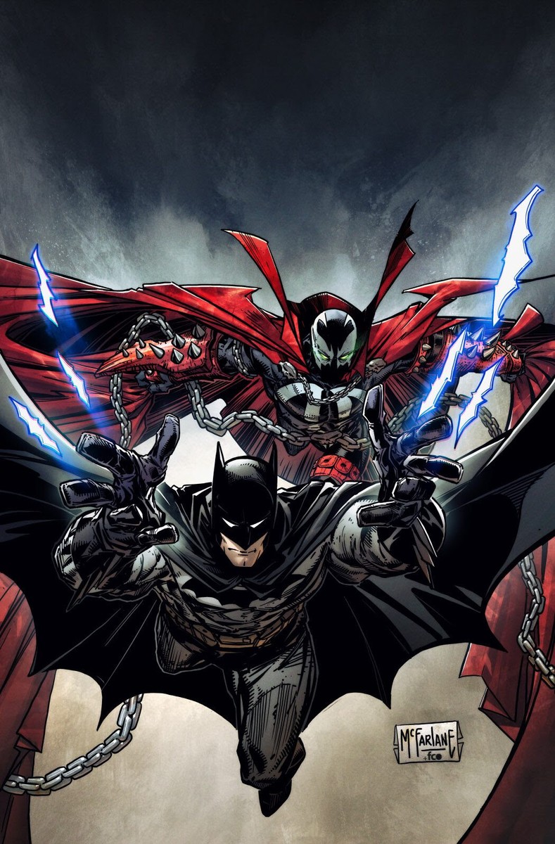 McFarlane Toys スポーン スタチュー Batman/Spawn#1 Amazon.com: McFarlane Toys DC Multiverse Batman & Spawn