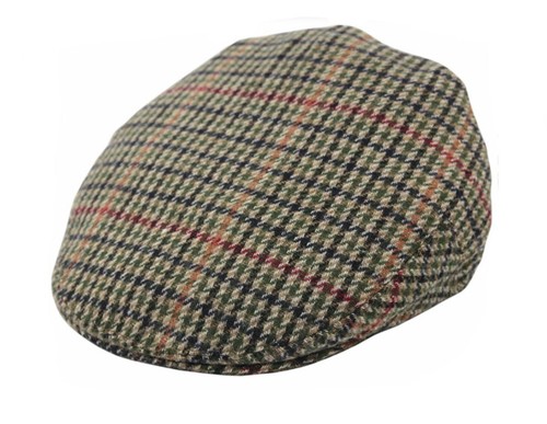 Traditional English Tweed Flat Cap 