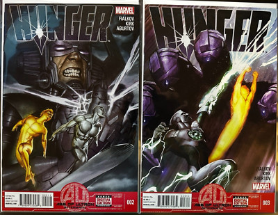 Hunger 2 3 lot run set Near Mint Nm Marvel