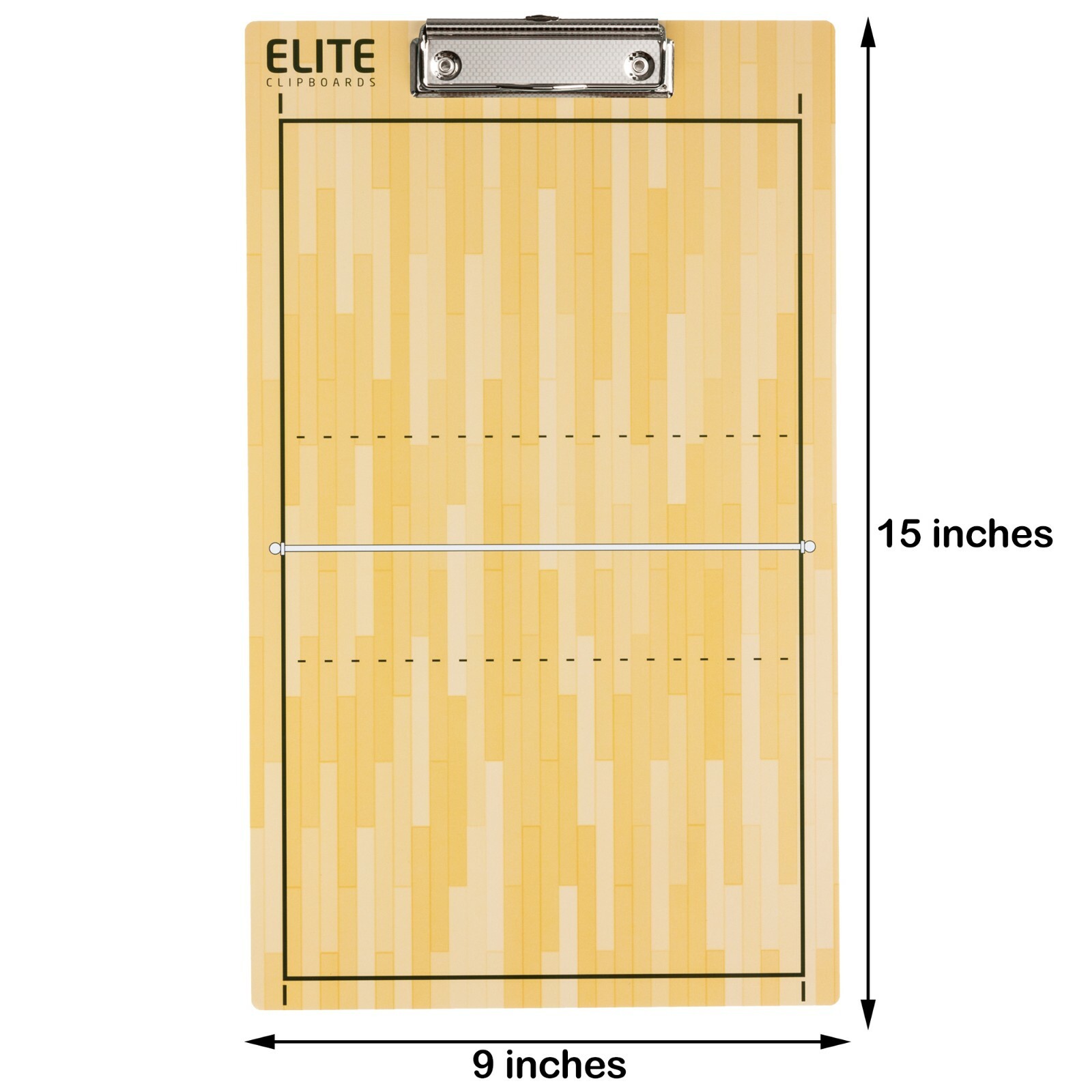 Elite Clipboards Double Sided Dry Erase Coach Volleyball Marker Board w