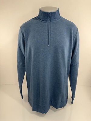 CRIQUET Austin - NEW w TAG - Fleece 1/4 Zip Pullover Mens L Sweater Jacket