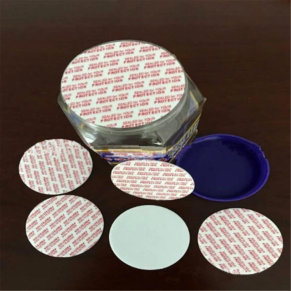 100Pcs Foam Safety Tamper Seals Jar Bottle Press Seal Cap Liners 48/58/63/70mm - Image 3 of 4