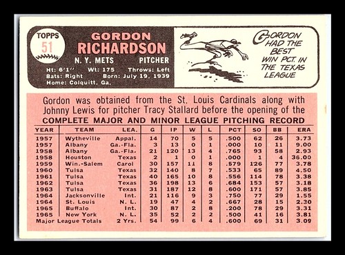 1966 Topps Baseball Cards - #1-176 - You Pick - aaalvins - Picture 55 of 101