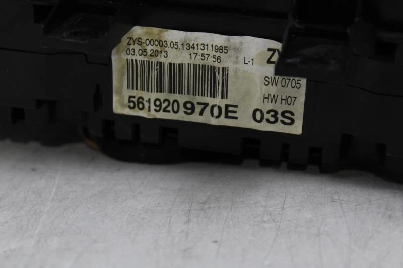 Velocímetro cluster 140K milhas MPH Opt 9Q5 2013-2014 Volkswagen Passat fabricante de equipamento original 25914 - Imagem 3 de 4