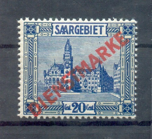 Saar Service 5VI ABART** MNH MINT NEVER HINGED (72356)