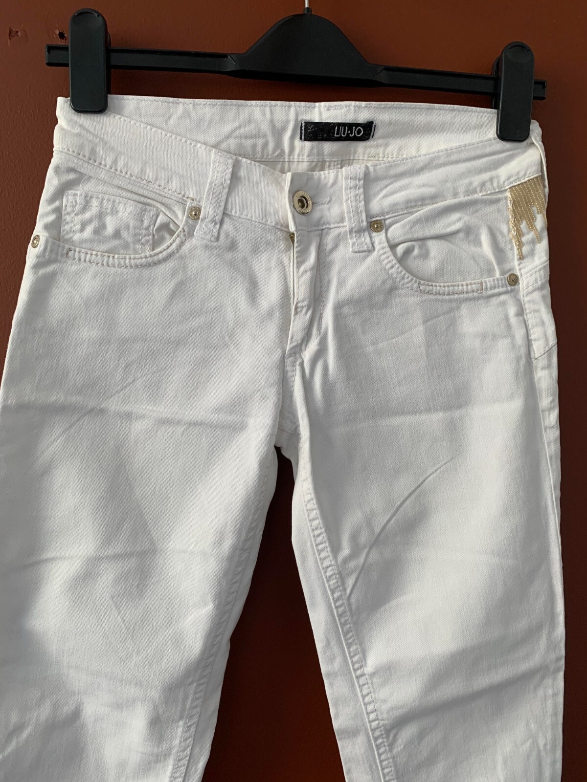 Liu Jo White Cotton Skinny Jeans size XS image 2