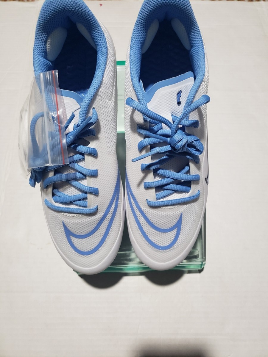Nike Alpha Huarache 8 Pro UNC Tar Heels Lacrosse Cleats PE Size 8.5 CW4828-103 Nike Alpha Huarache 8 Pro UNC Tar Heels Lacrosse Cleats PE  main image 3