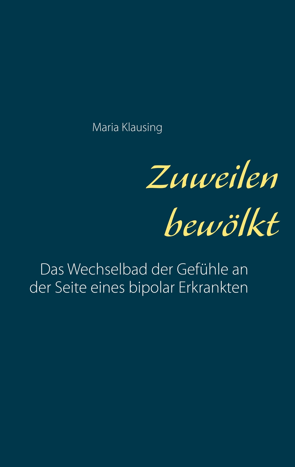 Thumbnail - Zuweilen Bewölkt (buch)