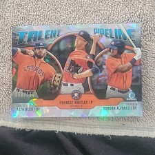 2019 Bowman Chrome Yordan Alvarez Talent Pipeline Atomic Refractor /150 #TP-HOU