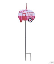 Metal Heart Yard Stake Valentines Day Cupid Love Spring Outdoor Decor