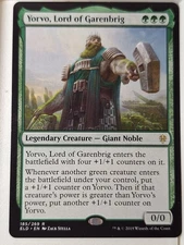 Yorvo, Lord of Garenbrig - Throne of Eldraine - Magic the Gathering MTG Nice!