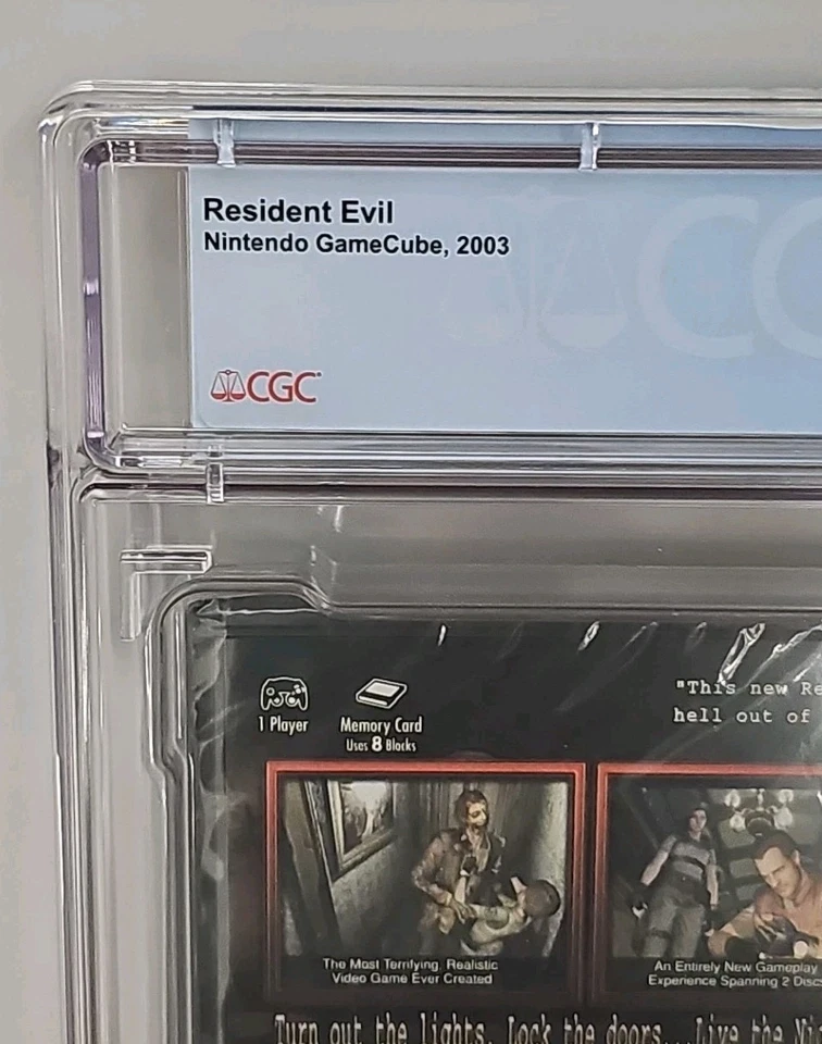 Resident Evil Nintendo GameCube, Player's Choice Edition Graded CGC 9.4 A+ - Image 4 of 4