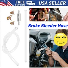 Brake Bleeder Hose - One Way Check Valve Tube Bleeding Tool Kit for Motorcyle