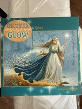 Ceaco Glitter By Day  Glow By Night "Spring" 750 Piece Puzzle NEW SEALED