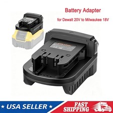 Battery Adapter for Dewalt 20V Batteries Convert to Milwaukee M18 18V Tools New
