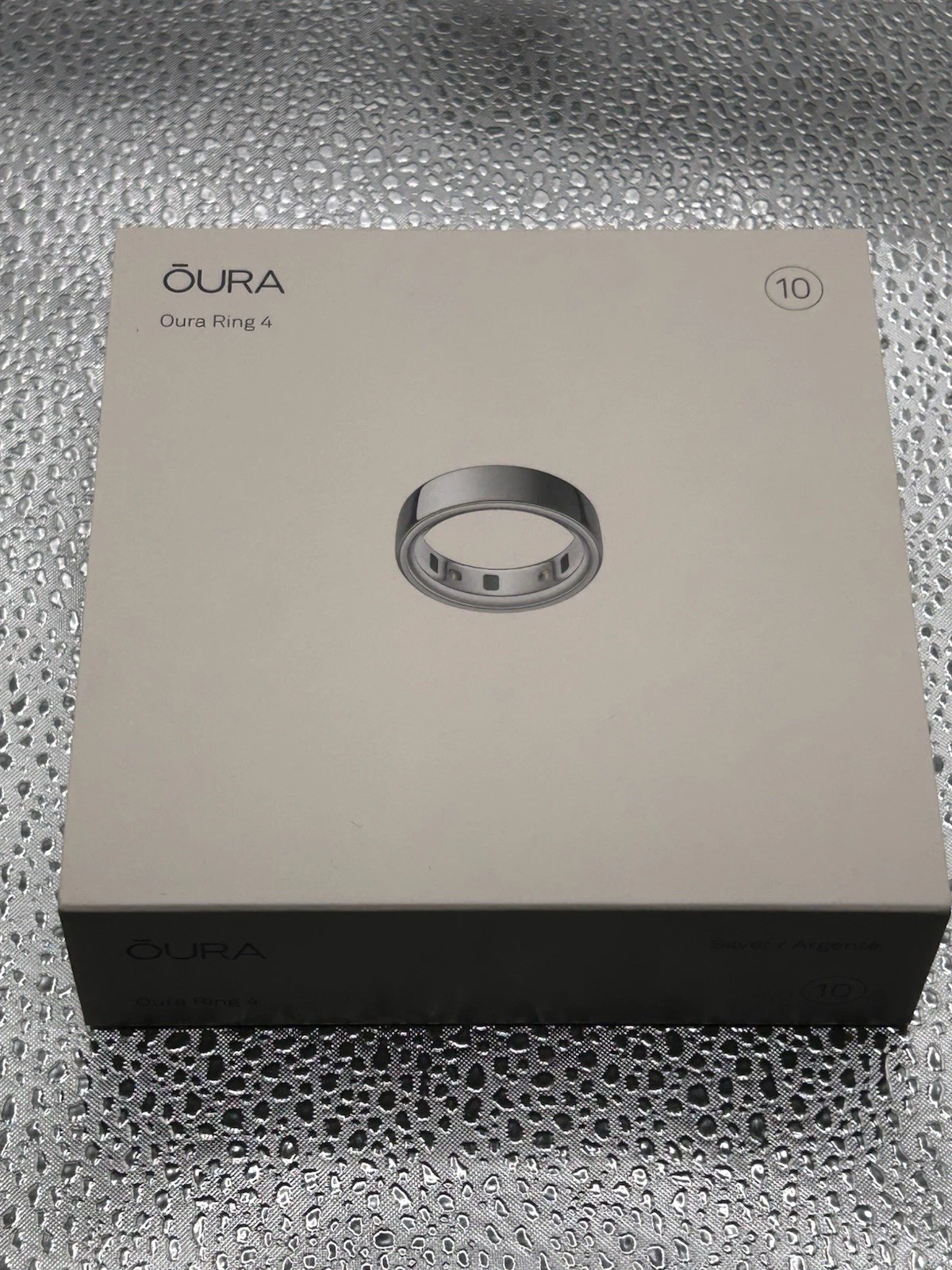 Oura Ring Gen 4 Silver Size 10