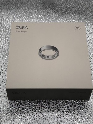 Oura Ring Gen 4 Silver Size 10
