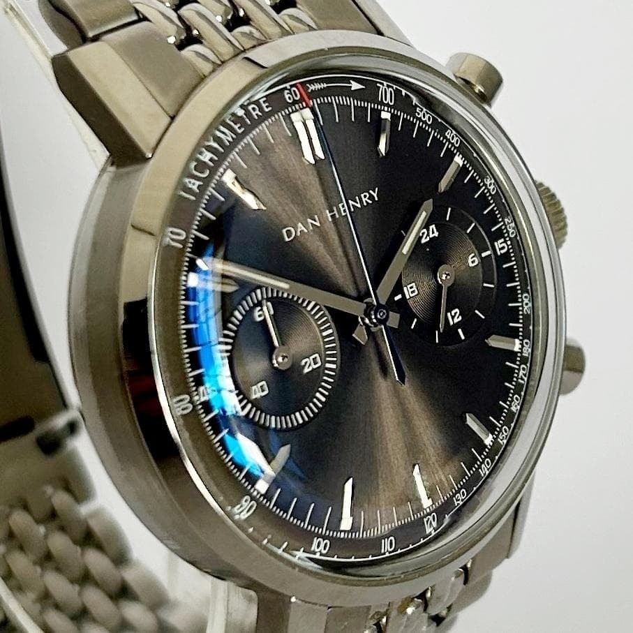 DAN HENRY Gran Turismo Chronograph Watch Vintage Style Motorsport