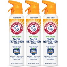 Arm and Hammer Shoe Refresher Spray, Multi-Purpose Odor 4 Ounce Pack of 3 