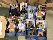 Meerkat Soft Toys 8 Models with Boxes And Certificate