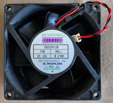 Mechatronics Fan 12VDC Square 92mm L x 92mm H Ball 48.0 CFM 2 Wire G9232M12B