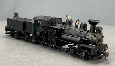 HO Bachmann Spectrum 80 Ton 3 Truck Shay Steel Cab w/Dcc Non-Snd