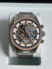 Zenith El Primero Grande Date Full Open Acciaio Oro Rosa 18ct + Accessori 2022.