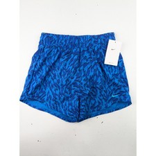 Nike Blue Animal Print Training Shorts - Girls shorts - XL