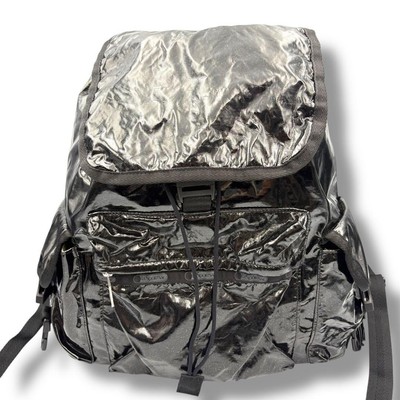 LESPORTSAC GLOSSY BACKPACK Shiny Black Route Small Backpack | LeSportsac main image 2