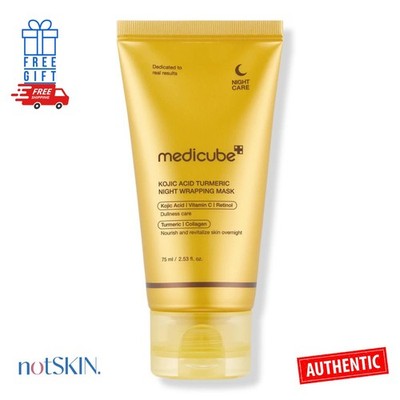 MEDICUBE Kojic Acid Turmeric Night Wrapping Mask 75ml | Brightening Mask