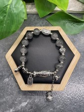 Handmade Glass Bead Beaded Stackable 7 Plus Stretch Bracelet New B336