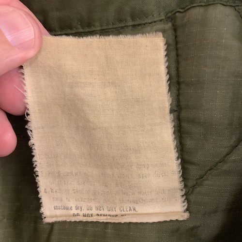 Giacca da campo vintage mimetica clima freddo con fodera uomo 3xL reg coat rebark - Foto 11 di 18