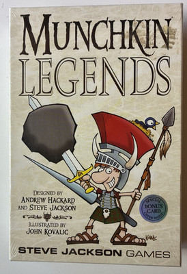 NEW SEALED Munchkin Legends Card  Game 168 Cards in Full Color (18E)