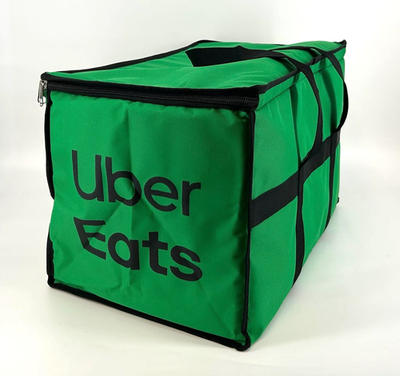 【新品未開封】Uber eatsバッグ UBER EATS Insulated Zippered Delivery Bag Size: 21