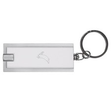 'Leaping White Rabbit' LED Keyring Torch (KT00043786)