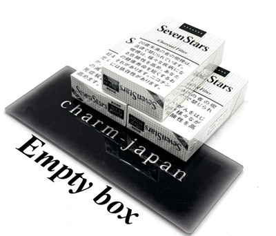Seven Stars No Cigarettes Empty Paper Box Only White 3 Boxen Japanese Tobacco