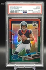 2023 Panini Donruss CJ Stroud Optic Preview Red Green Rated Rookie PSA 10 GEM