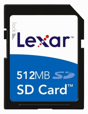 Lexar 512 MB Secure Digital Flash Speicherkarte (SD512-231)