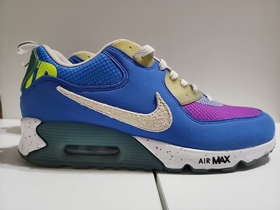 Nike Air Max 90 x Undefeated Men's Sneakers Pacific Blue Size 9