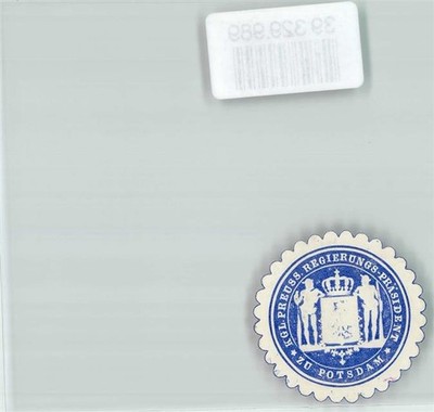 39329989 - 1510 Potsdam Koenigl. Preuss. Regierungs- Praesident zu Potsdam