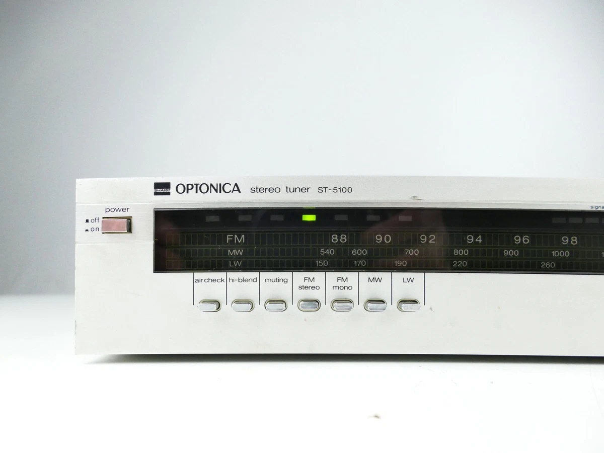 Receptor sintonizador de 3 bandas Sharp Optonica ST-5100H AM LW FM estéreo Hi-6612