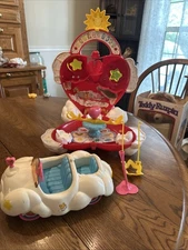 Vintage Cares A Lot Playset And Cloud Car