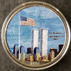 2001 $1 American Silver Eagle Dollar Colorized in a Capsule
